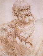LEONARDO da Vinci Study of an apostle Germany oil painting reproduction